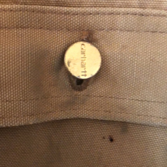 Men’s VTG Y2k thrashed carhartt corduroy collar blanket lined jacket - Picture 3 of 15